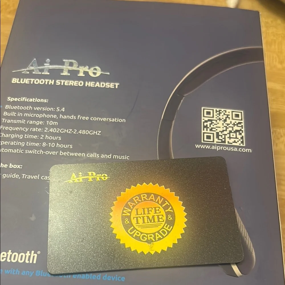 Bluetooth Stereo Headset - Black